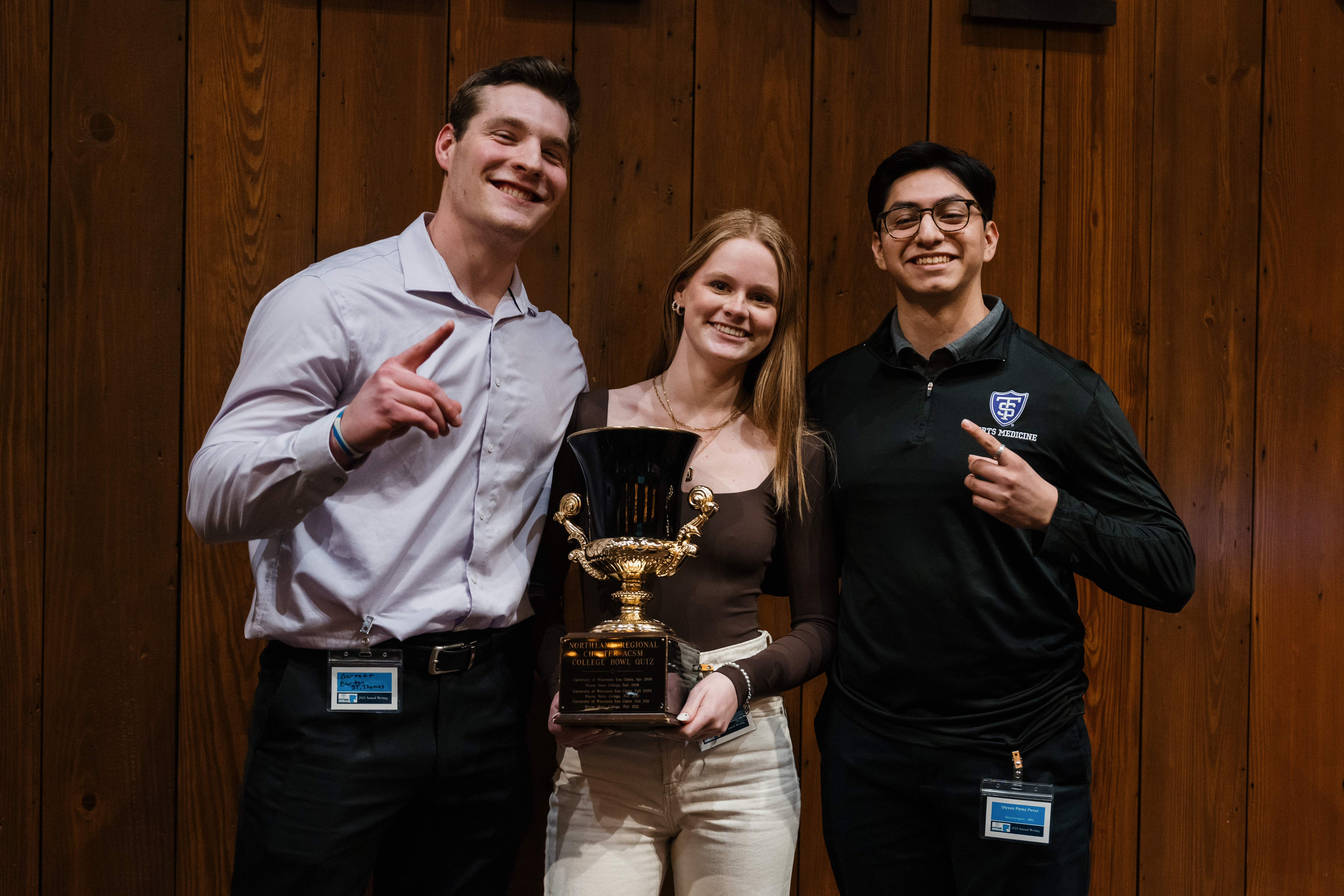 Quiz Bowl Winners from University of St. Thomas